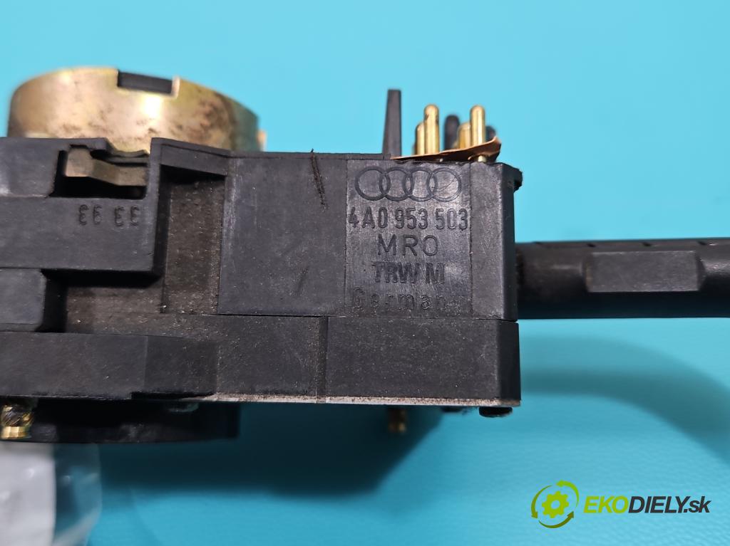 Audi 80 B4 1991-1994 1.9 tdi 90 HP manual 66 kW 1896 cm3 4- prepínač komplex: 443953513L (Prepínacie páčky pod volantom)