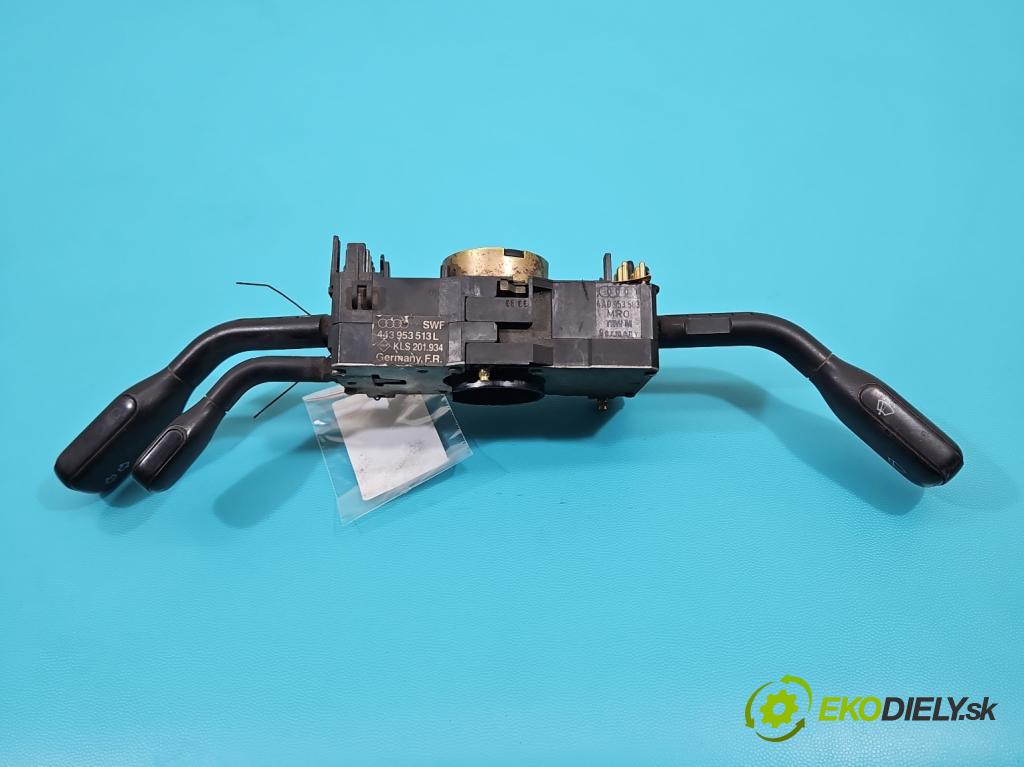 Audi 80 B4 1991-1994 1.9 tdi 90 HP manual 66 kW 1896 cm3 4- prepínač komplex: 443953513L (Prepínacie páčky pod volantom)