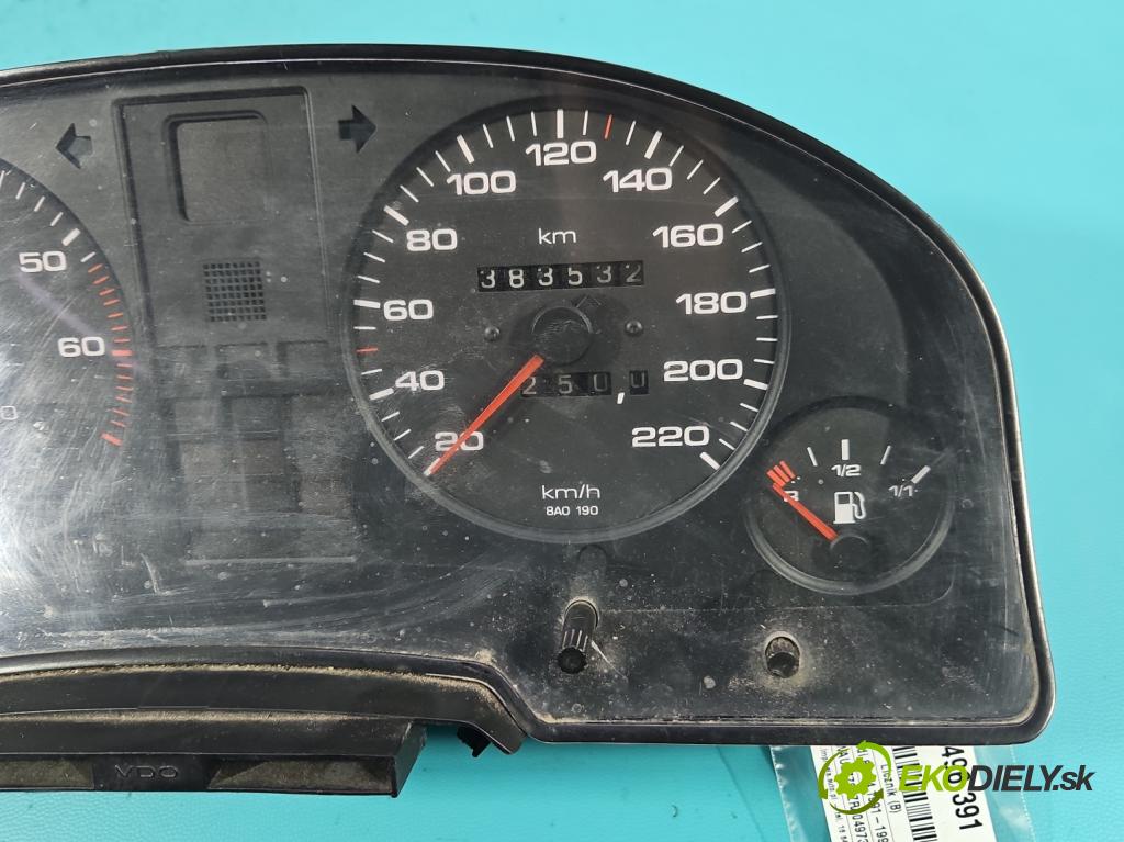 Audi 80 B4 1991-1994 1.9 tdi 90 HP manual 66 kW 1896 cm3 4- prístrojovka/ budíky 8A0919033G (Prístrojová doska)