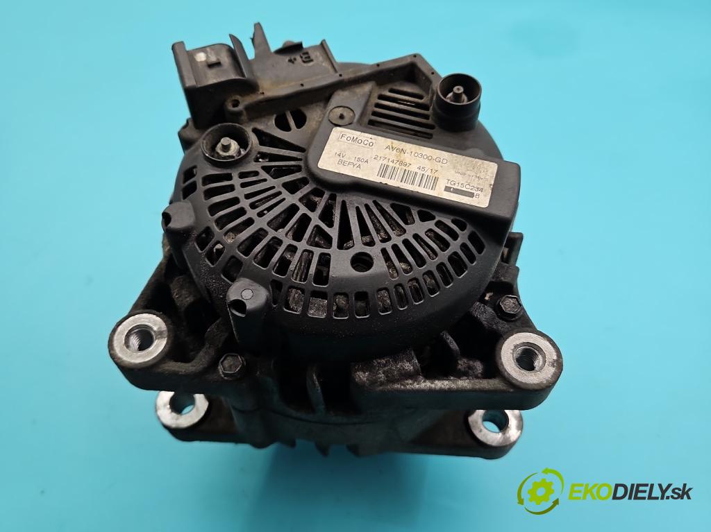 Ford Transit Connect II 2012-2022 1.5 tdci 120 HP manual 88,2 kW 1499 cm3 5- Alternator AV6N-10300-GD (Alternátor)