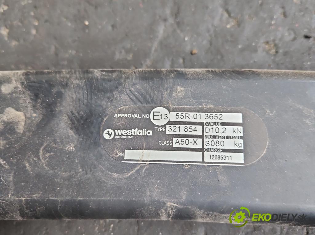 Vw Golf VII 2012-2020 1.4 TSI 122 hp manual 90 kW 1395 cm3 5- oko tažné 321782600001 (Tažné zařízení)