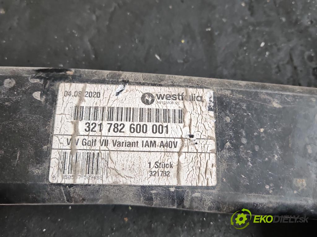 Vw Golf VII 2012-2020 1.4 TSI 122 hp manual 90 kW 1395 cm3 5- oko tažné 321782600001 (Tažné zařízení)