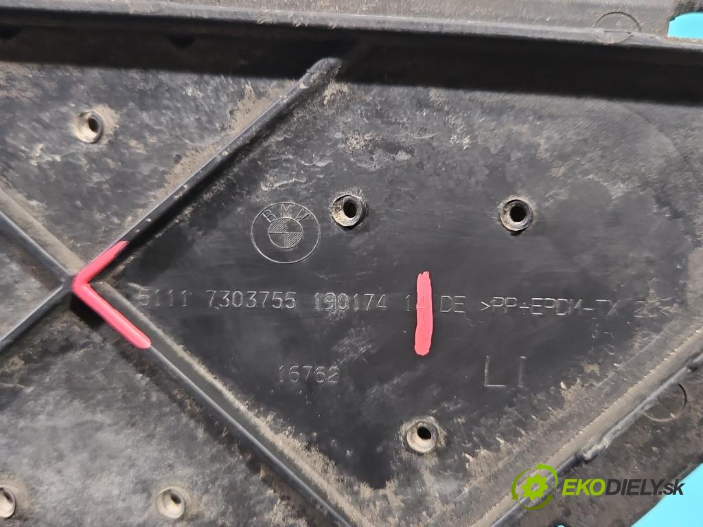 Bmw X1 E84 2009-2015 2.0d 143 HP automatic 105 kW 1995 cm3 5- blenda mriežka: nárazník ľavé 7303755