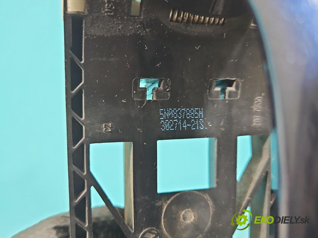 Vw Golf VII 2012-2020 1.4 TSI 122 HP manual 90 kW 1395 cm3 5- rukoväť predné ľavé mimo: 5N0837885H (Kľučka dverí vonkajšia predná ľavá)