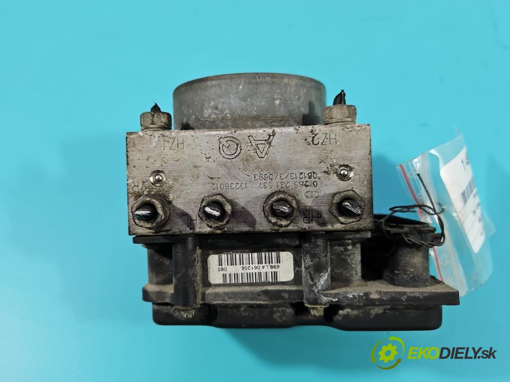 Opel Corsa D 2006-2014 1,3.0 cdti 90 HP manual 66 kW 1248 cm3 5- čerpadlo abs 0265231537 (Pumpa ABS)