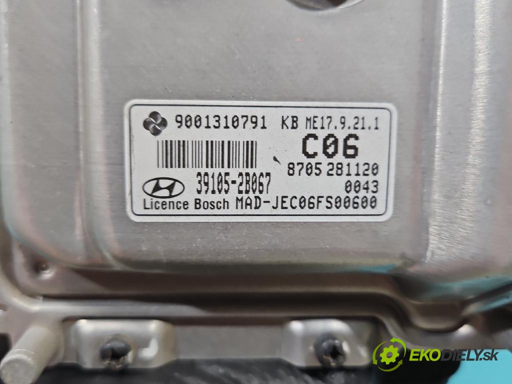 Hyundai Elantra VI 2015-2020 1.6 16V 128 HP manual 93,8 kW 1591 cm3 4- riadiaca jednotka motora 39105-2B067