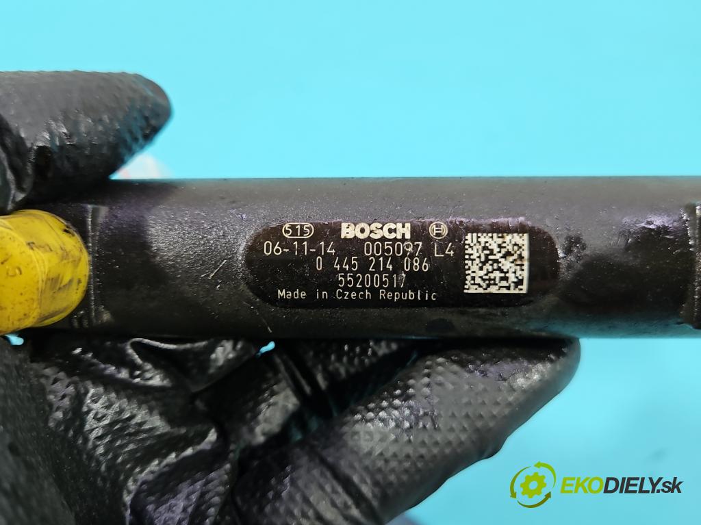 Opel Corsa D 2006-2014 1,3.0 cdti 90 HP manual 66 kW 1248 cm3 5- lišta vstrekovacia 0445214086 (Vstrekovacia lišta)