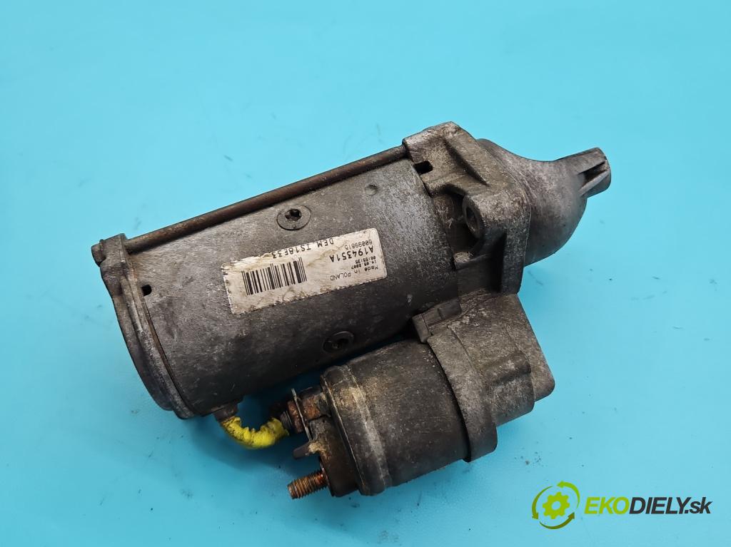Opel Corsa D 2006-2014 1,3.0 cdti 90 HP manual 66 kW 1248 cm3 5- štartér  (Štartér)
