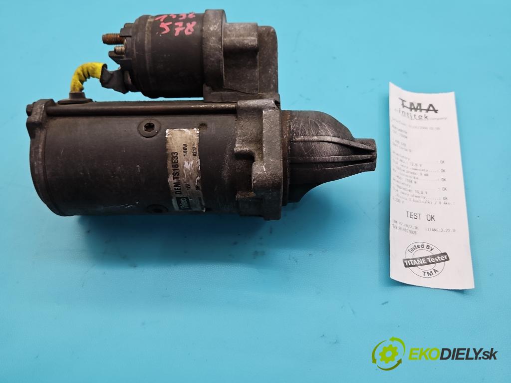 Opel Corsa D 2006-2014 1,3.0 cdti 90 HP manual 66 kW 1248 cm3 5- štartér  (Štartér)