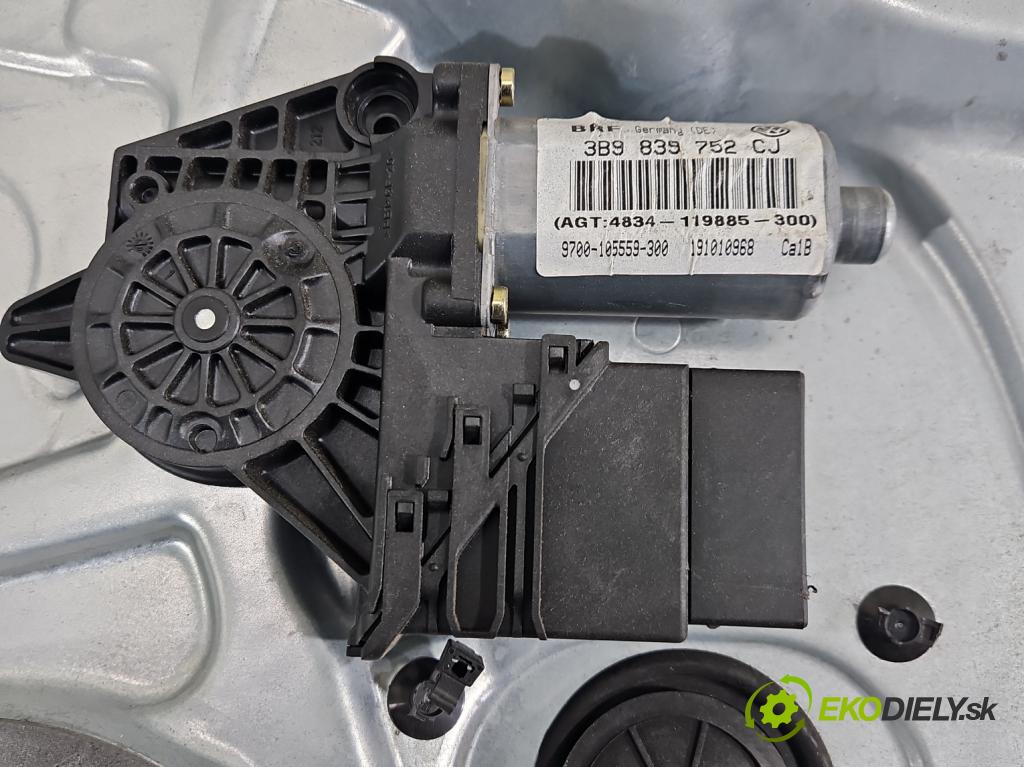 Vw Passat B5 1995-2005 2.0 8V 116 hp manual 85 kW 1984 cm3 5- mechanismus stahování zadní pravý 3B9839752CJ
