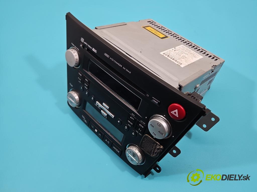 Subaru Legacy IV 2004-2009 2.0 boxer 165 HP manual 121 kW 1994 cm3 5- Radio originál V7200422