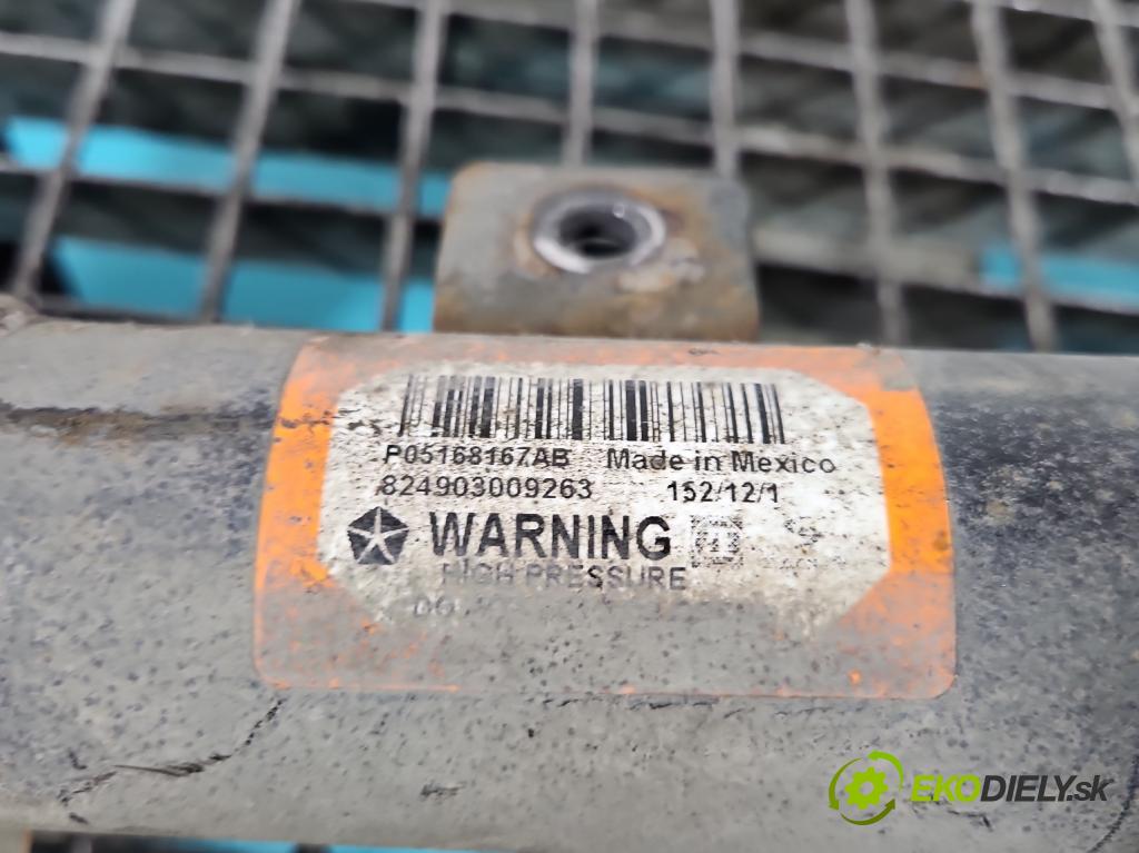 Jeep Compass I 2006-2016 2.0 16V 156 HP manual 115 kW 1998 cm3 5- tlmič predné ľavý P05168167AB (Kľučka dverí ostatné)