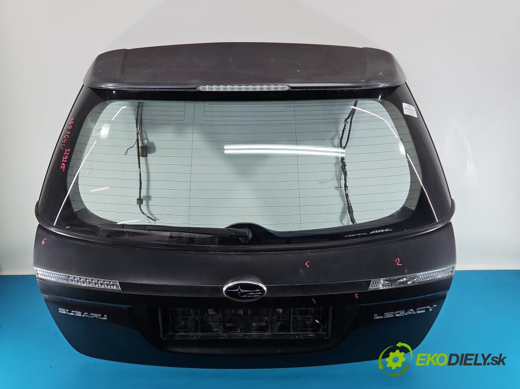Subaru Legacy IV 2004-2009 2.0 boxer 165 hp manual 121 kW 1994 cm3 5- zadní kufrové dveře  (Zadní kapota (kufr))