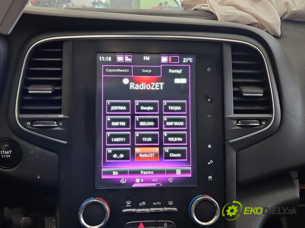 Renault Megane IV 2016-2024 1.3 116 HP manual 85 kW 1332 cm3 5- Radio originál 280900708R