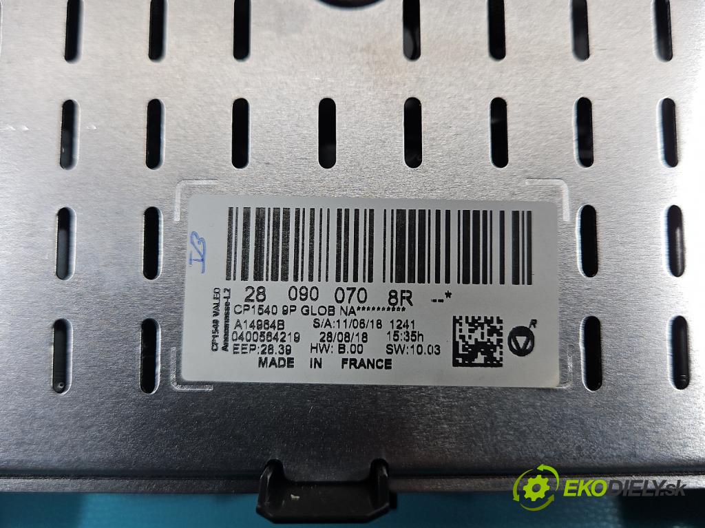 Renault Megane IV 2016-2024 1.3 116 HP manual 85 kW 1332 cm3 5- Radio originál 280900708R