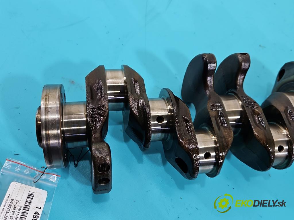 Vw Golf VII 2012-2020 1.4 TSI 122 HP manual 90 kW 1395 cm3 5- Hřídel: kľukový CXS (Blok motora ostatné)