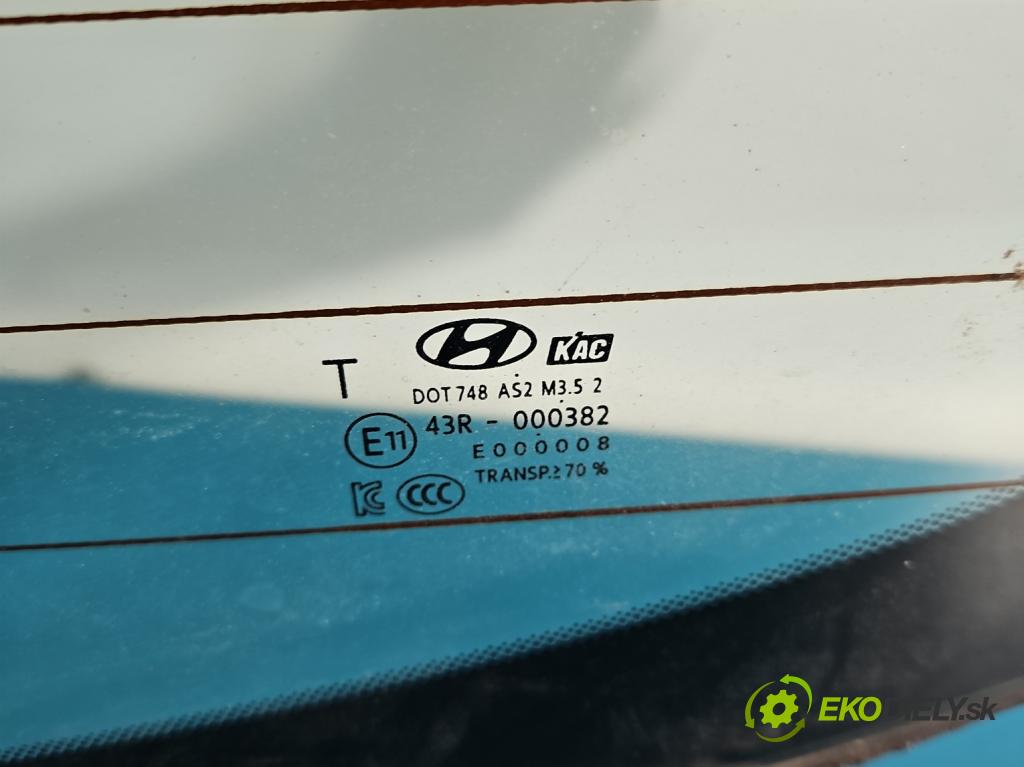 Hyundai Elantra VI 2015-2020 1.6 16V 128 hp manual 93,8 kW 1591 cm3 4- sklo zadní  (Zadní sklo)
