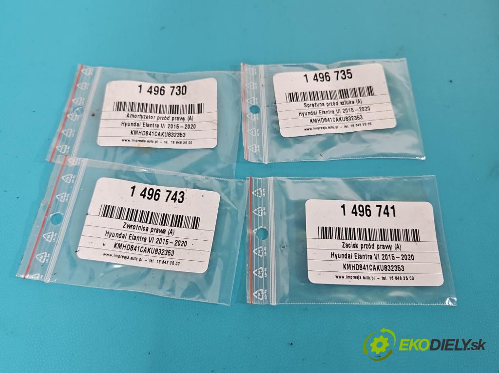 Hyundai Elantra VI 2015-2020 1.6 16V 128 HP manual 93.8 kW 1591 cm3 4- náboj pravé  (Náboj kolesa)