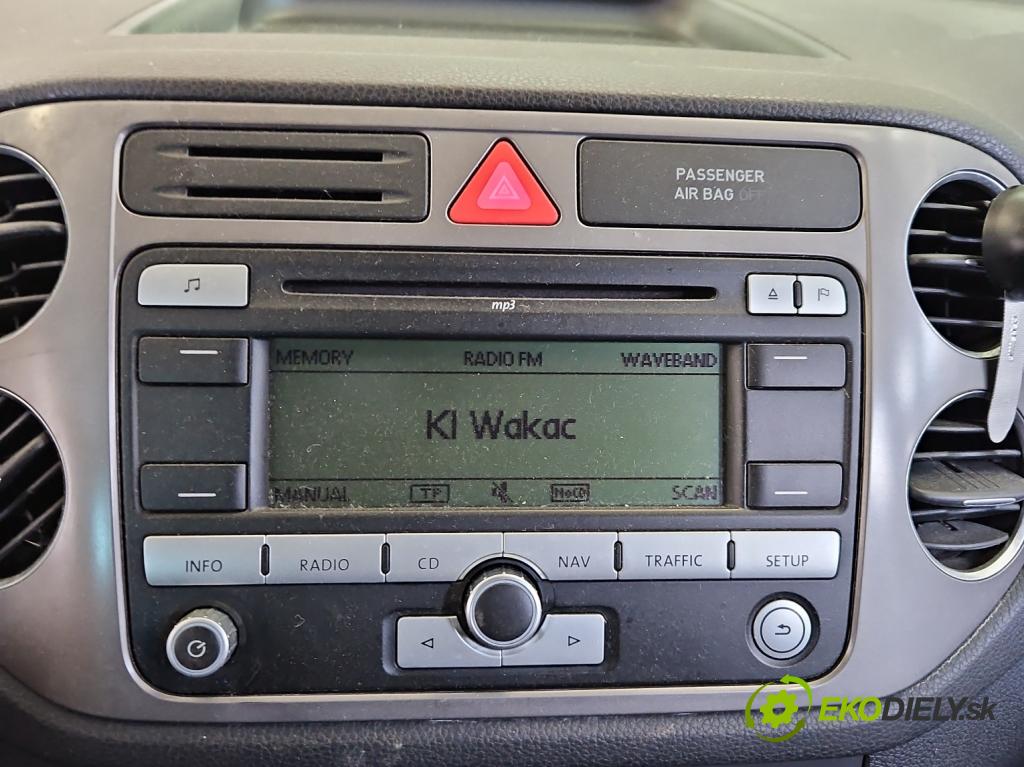 Vw Tiguan I 2007-2016 2.0 TDI 140 HP manual 103 kW 1968 cm3 5- Radio originál 1K0035191D