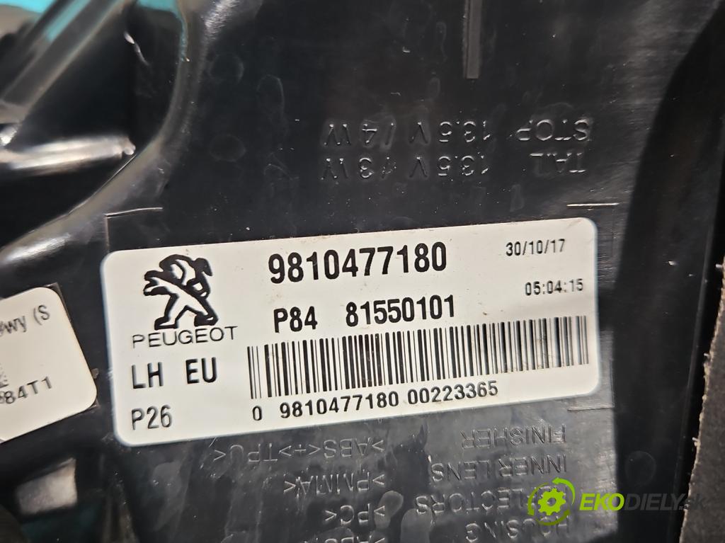 Peugeot 3008 II 2016-2023 2.0 hdi 150 hp manual 110 kW 1997 cm3 5- světlo zadní levé 9810477180 (Klika dveří ostatní)