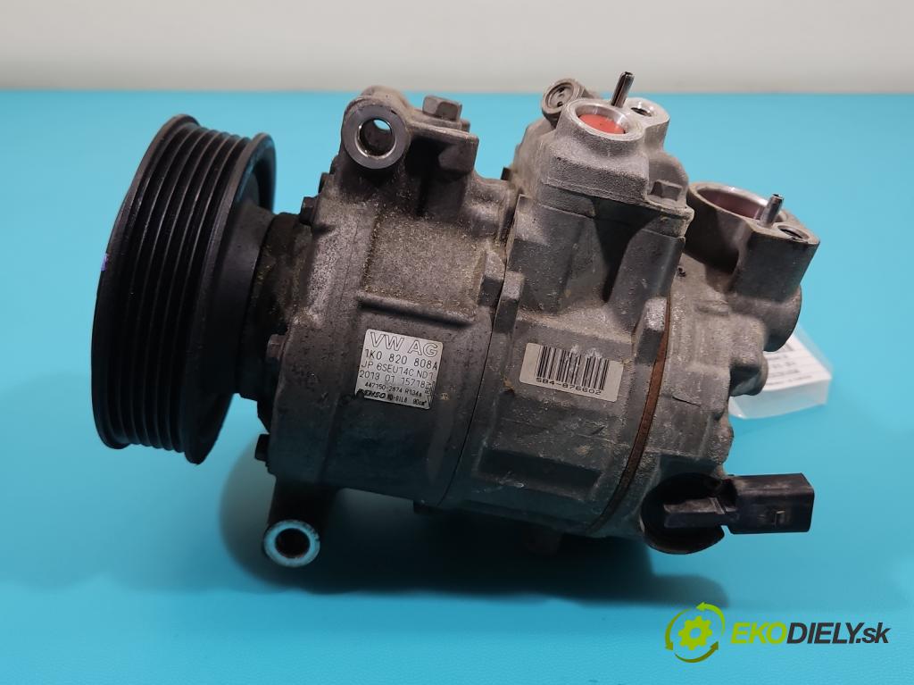 Vw Passat B7 2010-2014 2.0 TSI 211KM automatic 155 kW 1984 cm3 4- Kompresor: klimatizácie 1K0820808A (Kompresor klimatizácie)