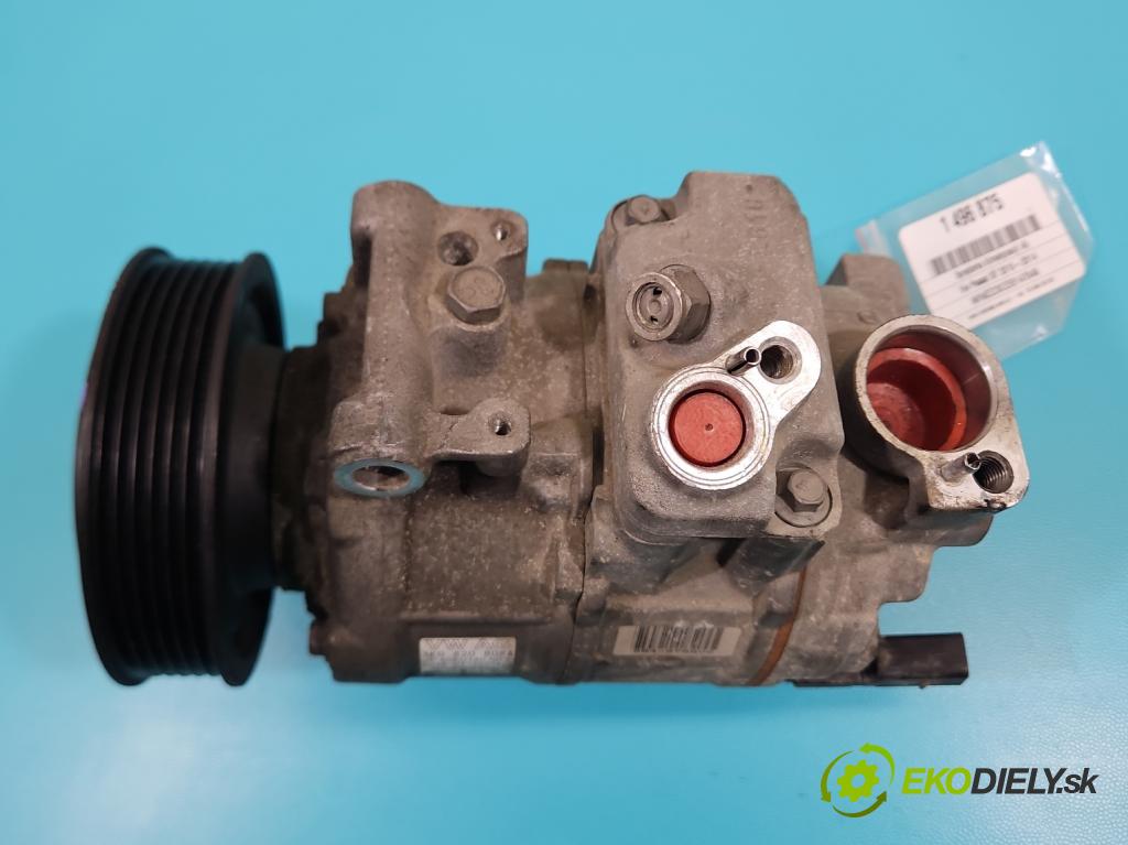 Vw Passat B7 2010-2014 2.0 TSI 211KM automatic 155 kW 1984 cm3 4- Kompresor: klimatizácie 1K0820808A (Kompresor klimatizácie)