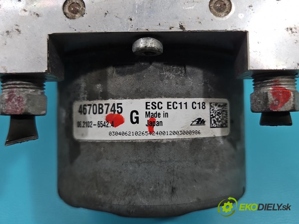 Mitsubishi Outlander III 2012-2022 2.4 135 HP automatic 99 kW 2360 cm3 5- čerpadlo abs 4670B745 (Pumpa ABS)