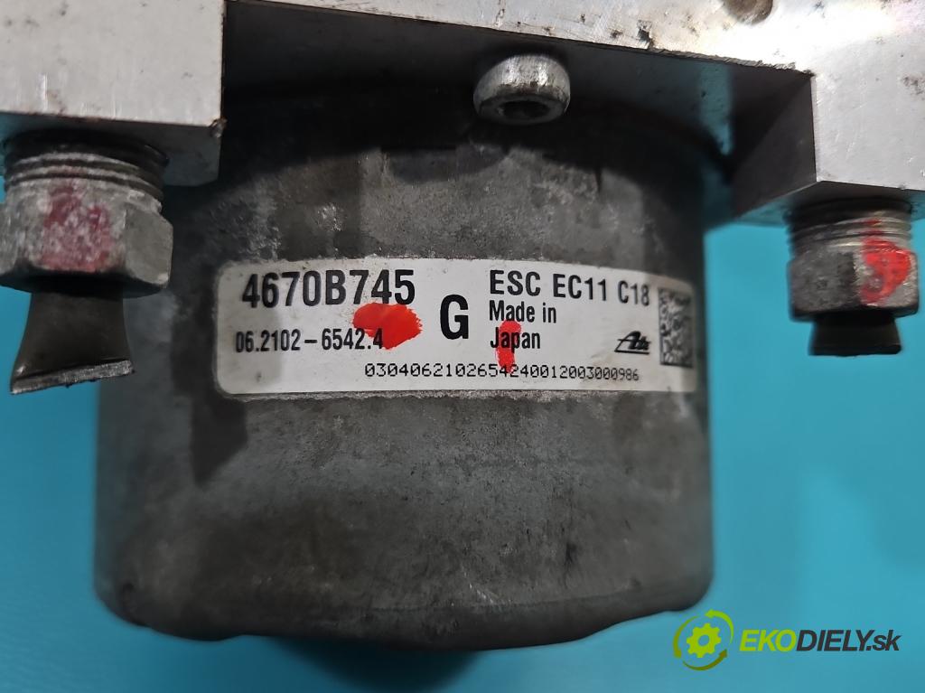 Mitsubishi Outlander III 2012-2022 2.4 135 HP automatic 99 kW 2360 cm3 5- čerpadlo abs 4670B745 (Pumpa ABS)