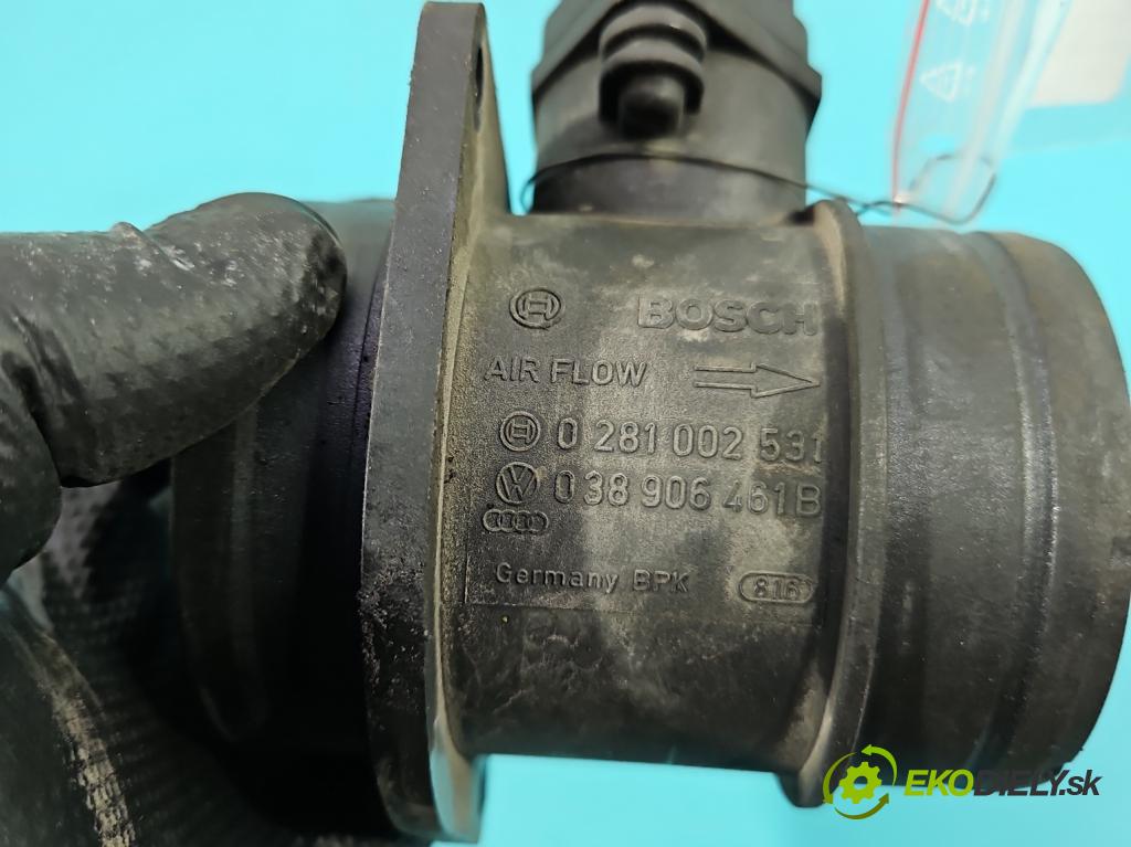 Skoda Octavia I 1996-2010 1.9 tdi 101 HP manual 74 kW 1896 cm3 5- průtokoměr: 0281002531 (Váha vzduchu)