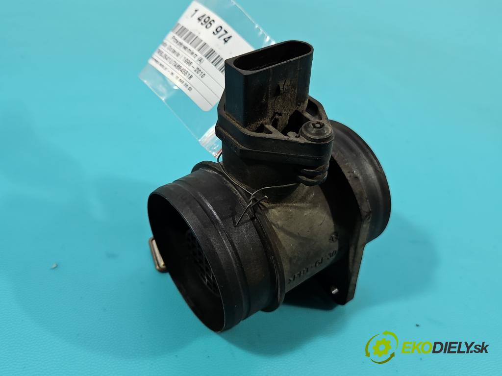 Skoda Octavia I 1996-2010 1.9 tdi 101 HP manual 74 kW 1896 cm3 5- průtokoměr: 0281002531 (Váha vzduchu)