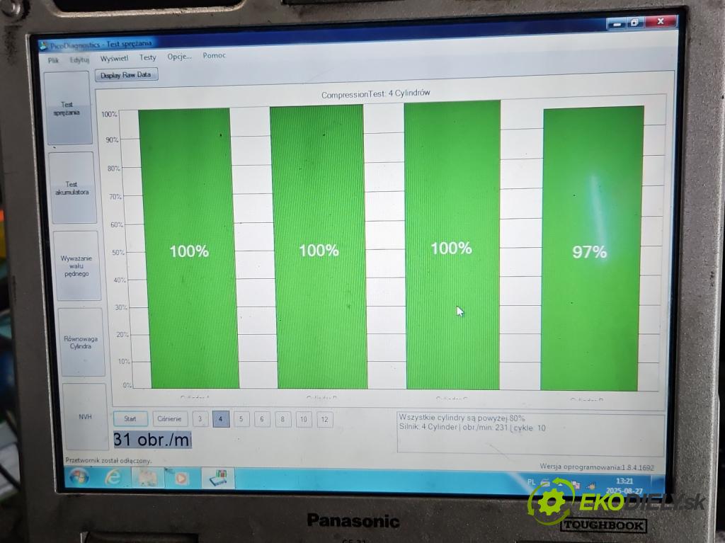 Kia Carnival II 2005-2014 2.9 crdi 185 HP manual 136 kW 2902 cm3 5- motor diesla J3