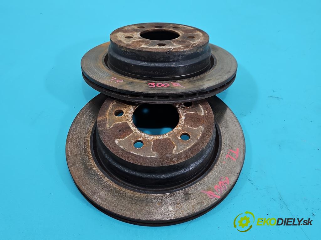 Bmw X1 E84 2009-2015 2.0d 143 HP automatic 105 kW 1995 cm3 5- Štíty: brzdové zadné