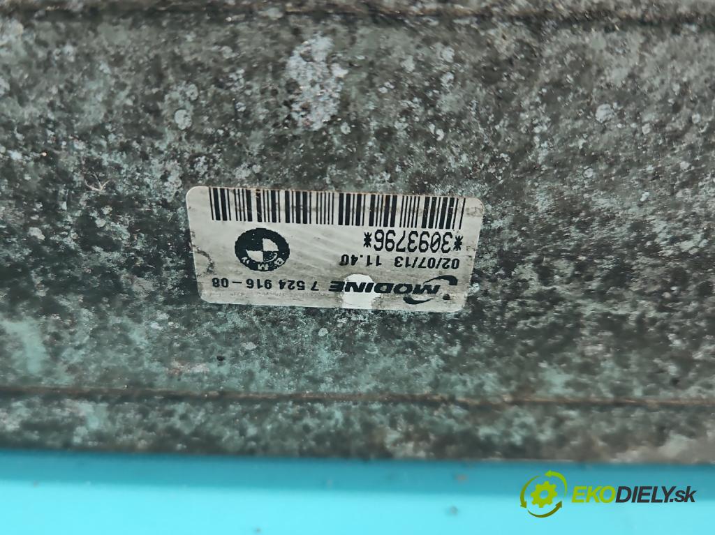 Bmw X1 E84 2009-2015 2.0d 143 hp automatic 105 kW 1995 cm3 5- Intercooler 7524916 (Intercooler (chladič stlačeného vzduchu))
