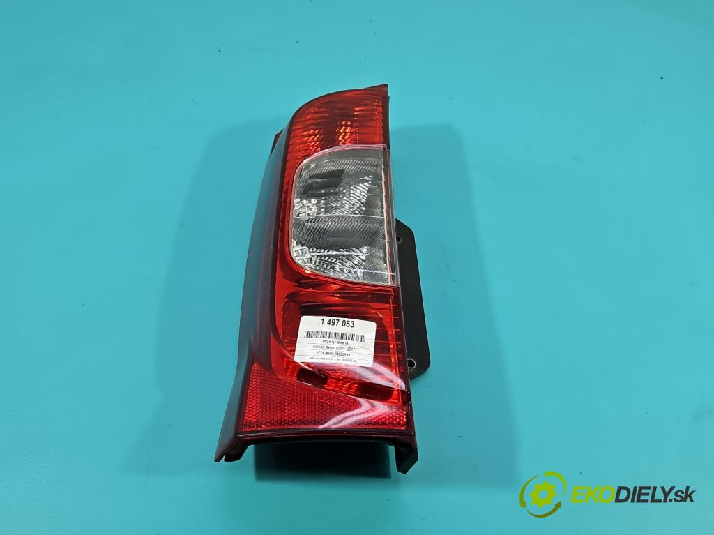 Citroen Nemo 2007-2017 1.4 hdi 68 hp manual 50 kW 1400 cm3 5- světlo zadní levé 01353206080 (Klika dveří ostatní)