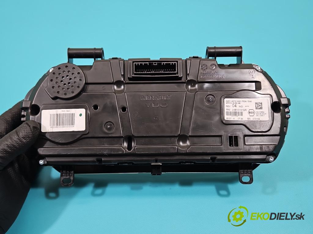 Renault Talisman 2015-2022 1.6 150 HP automatic 110 kW 1618 cm3 4- prístrojovka/ budíky A2C1487310001 (Prístrojová doska)