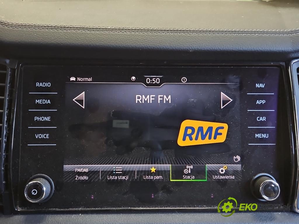 Skoda Kodiaq I 2.0 TSI 190 HP automatic 140 kW 1984 cm3 5- Radio originál 565919605B
