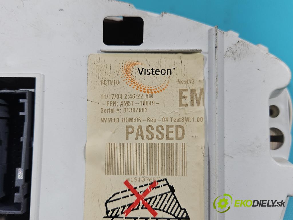 Ford Focus Mk2 2004-2011 1.6 16V 116 HP manual 85 kW 1596 cm3 5- prístrojovka/ budíky 4M5T-10849-EM (Prístrojová doska)