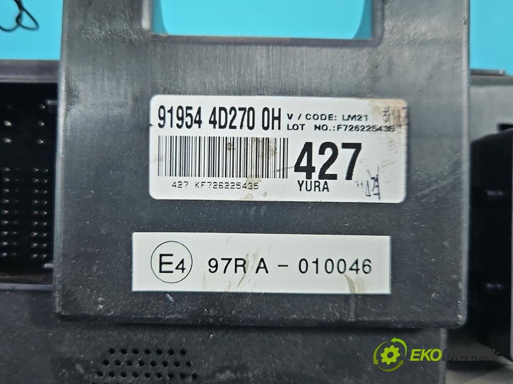 Kia Carnival II 2005-2014 2.9 crdi 185 HP manual 136 kW 2902 cm3 5- skrinka poistka 91954-4D270 (Poistková skrinka)