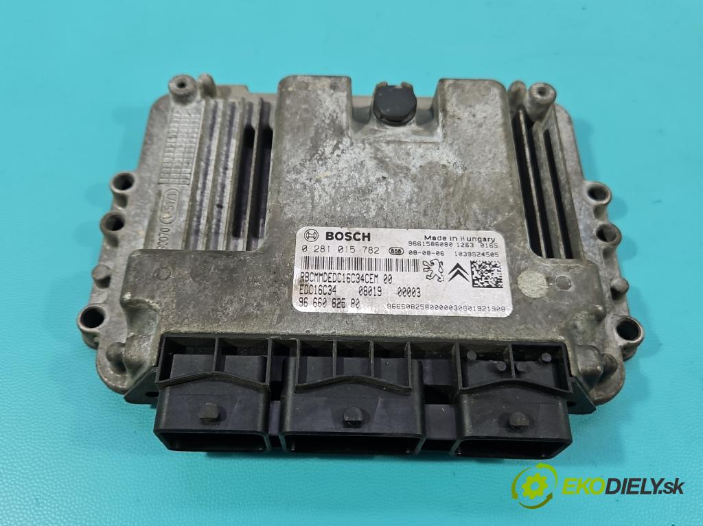 Citroen Nemo 2007-2017 1.4 hdi 68 HP manual 50 kW 1400 cm3 5- riadiaca jednotka motora 0281015782