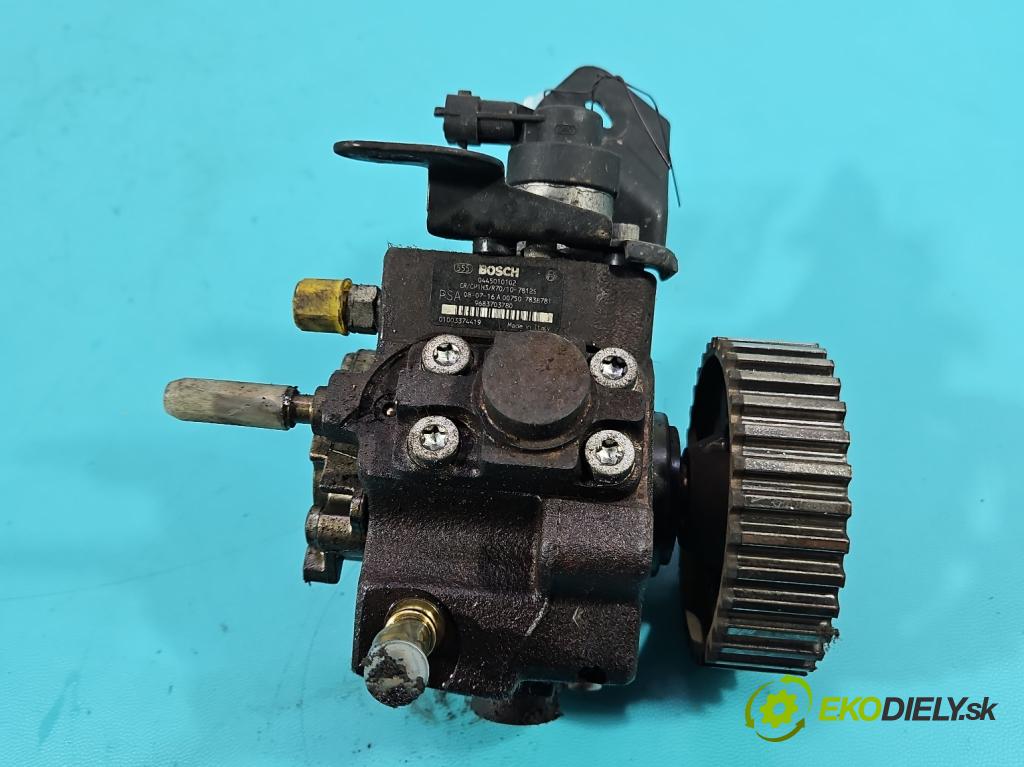 Citroen Nemo 2007-2017 1.4 hdi 68 HP manual 50 kW 1400 cm3 5- čerpadlo vstrekovacia 0445010102 (Vstrekovacie čerpadlo)