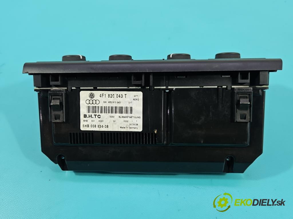 Audi A6 C6 2004-2011 2.0 tdi 140 HP automatic 103 kW 1968 cm3 4- panel kúrenia 4F1820043T