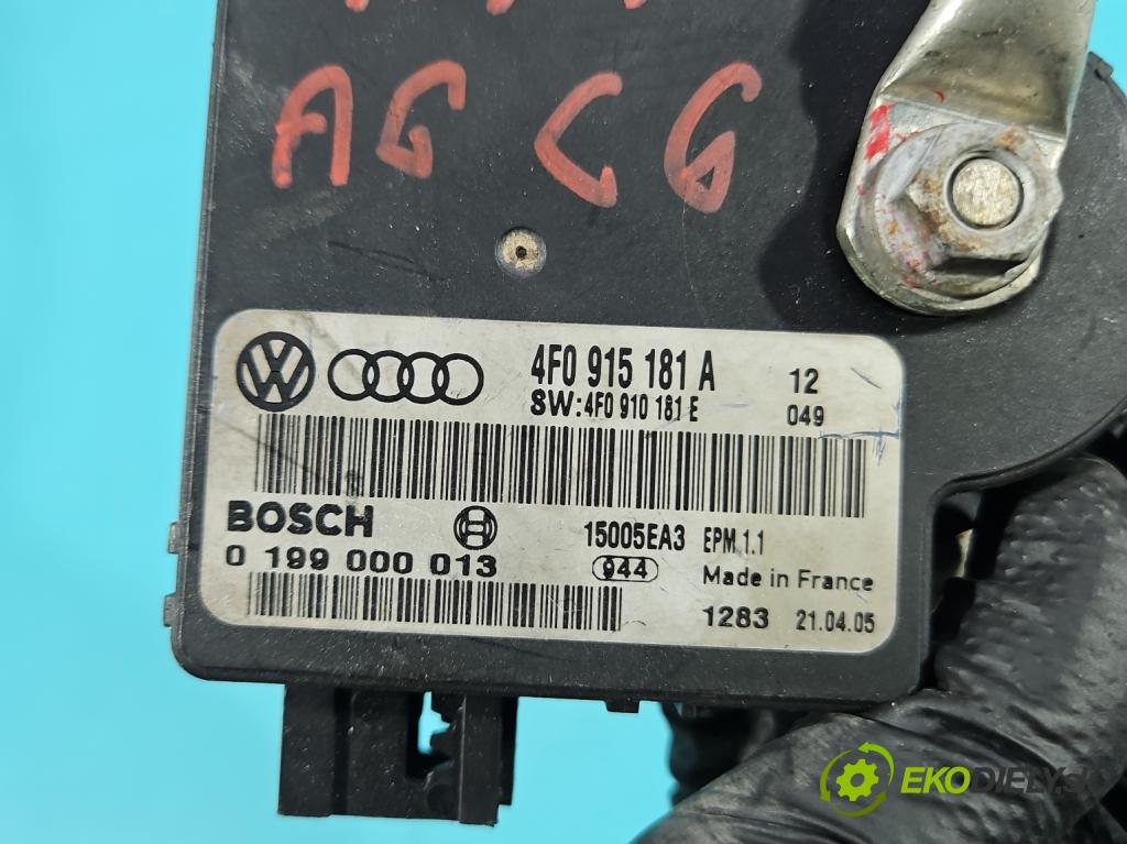 Audi A6 C6 2004-2011 2.0 tdi 140 hp automatic 103 kW 1968 cm3 4- kontakt mínus: 4F0915181A