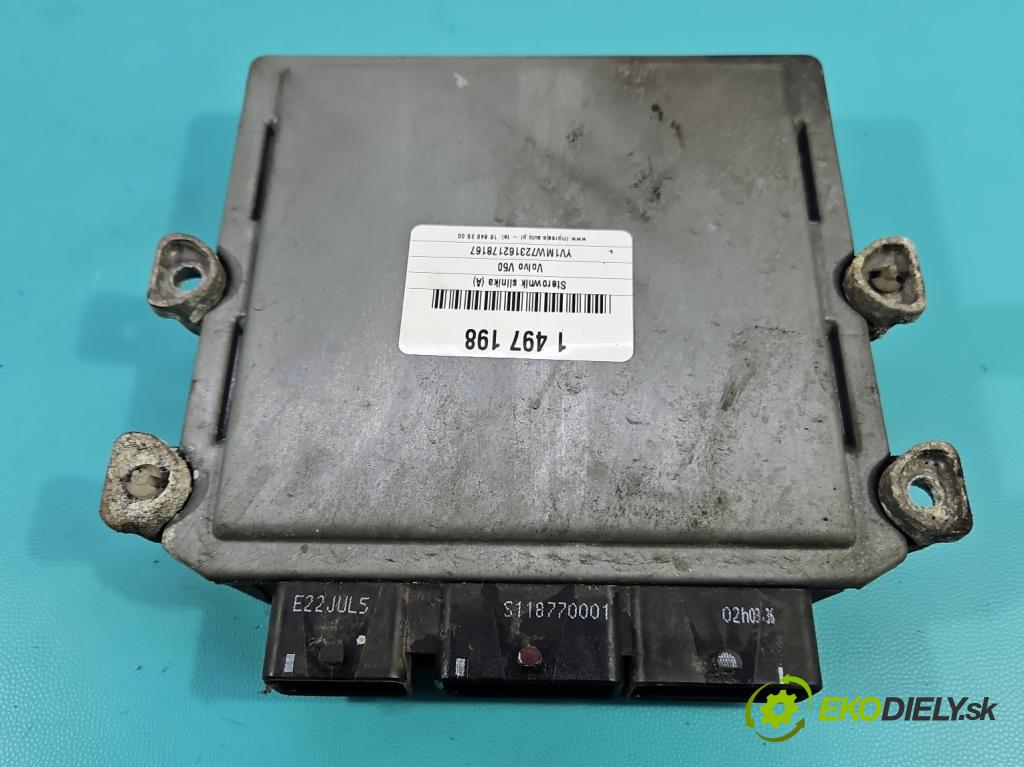 Volvo V50 2.0d 133 HP manual 98 kW 1997 cm3 5- riadiaca jednotka motora 30743623AA