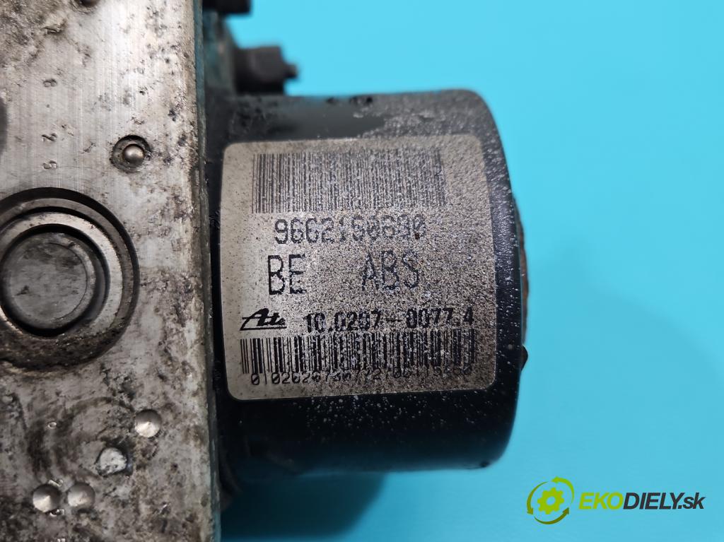 Peugeot 207 1.4 16V 88 HP manual 65 kW 1360 cm3 5- čerpadlo abs 9662150680 (Pumpa ABS)