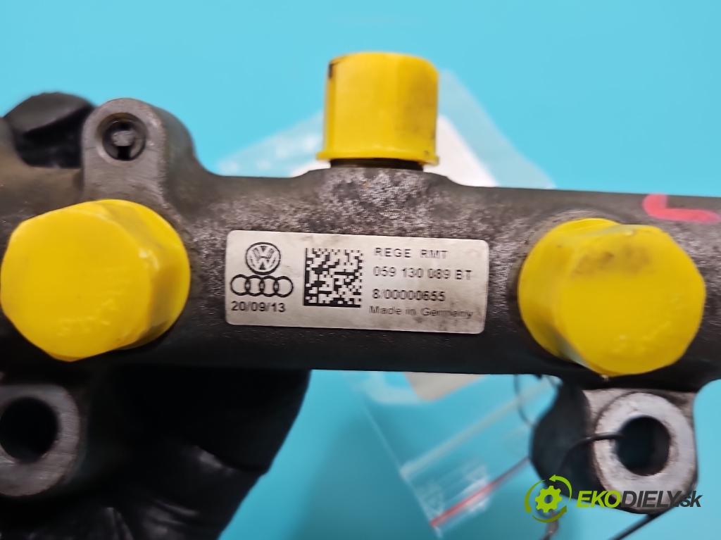 Audi A6 C7 2011-2018 3.0 TDI 313 HP automatic 230 kW 2967 cm3 5- lišta vstrekovacia 059130089BT (Vstrekovacia lišta)
