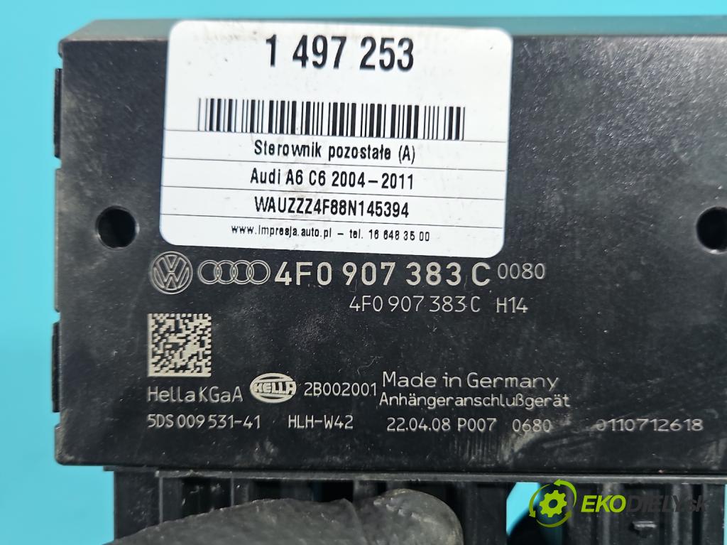 Audi A6 C6 2004-2011 2.0 tdi 140 hp automatic 103 kW 1968 cm3 4- řídící jednotka 4F0907383C