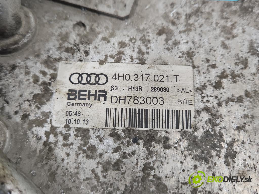Audi A6 C7 2011-2018 3.0 TDI 313 hp automatic 230 kW 2967 cm3 5- Chladič olej: 4H0317021T