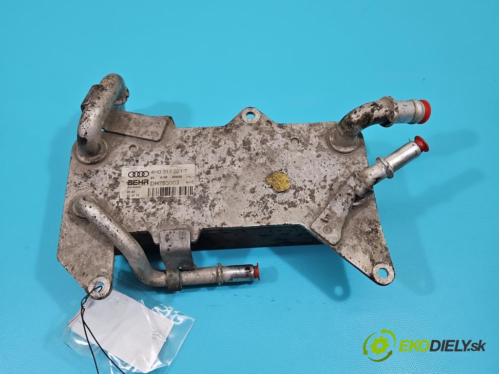 Audi A6 C7 2011-2018 3.0 TDI 313 hp automatic 230 kW 2967 cm3 5- Chladič olej: 4H0317021T