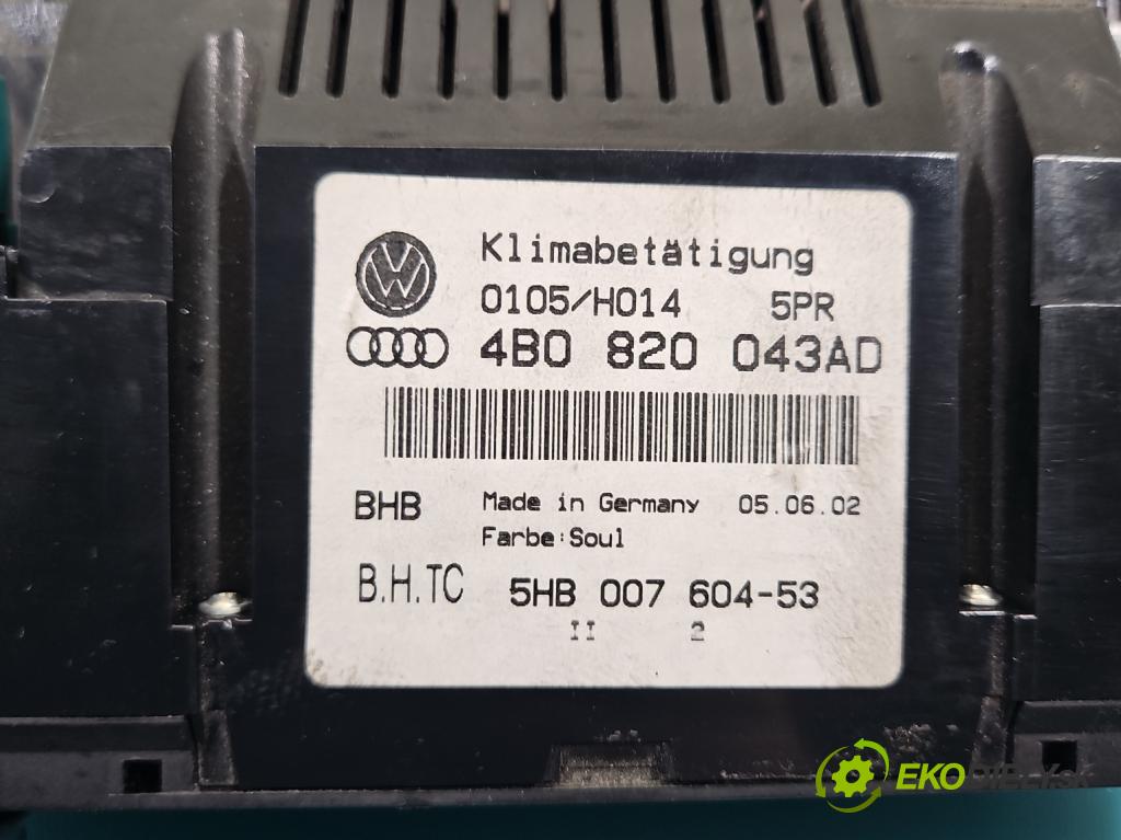 Audi A6 C5 1997-2004 2.5 tdi 155 HP automatic 114 kW 2496 cm3 5- panel kúrenia 4B0820043AD