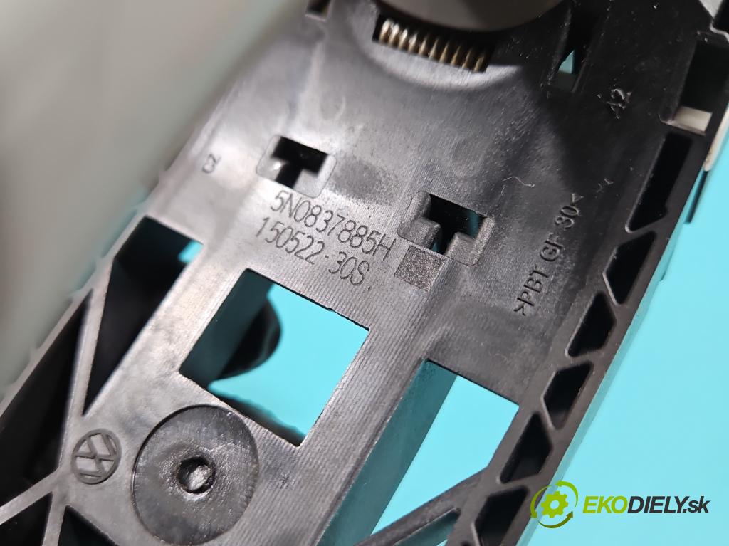 Skoda Kodiaq I 2.0 TSI 190 HP automatic 140 kW 1984 cm3 5- rukoväť predné ľavé mimo: 5N0837885H (Kľučka dverí vonkajšia predná ľavá)